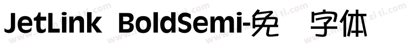 JetLink BoldSemi字体转换